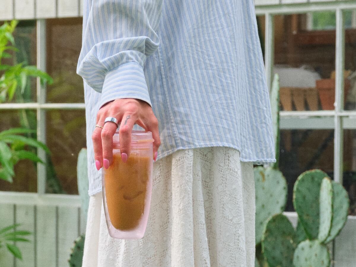 Good Cuppa | Double Wall Glass Takeaway Cup - 16oz