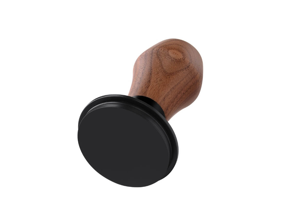 Normcore | Spring Loaded Tamper V4.1 - Walnut Handle & Titanium PVD Coating