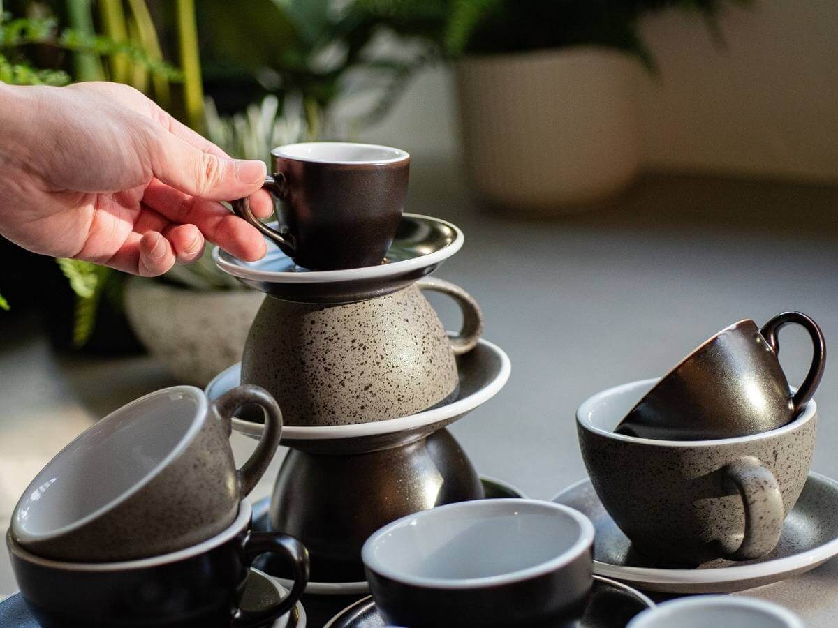 Loveramics | Egg 200ml Cappuccino Cup - Potters Colours - 6pk