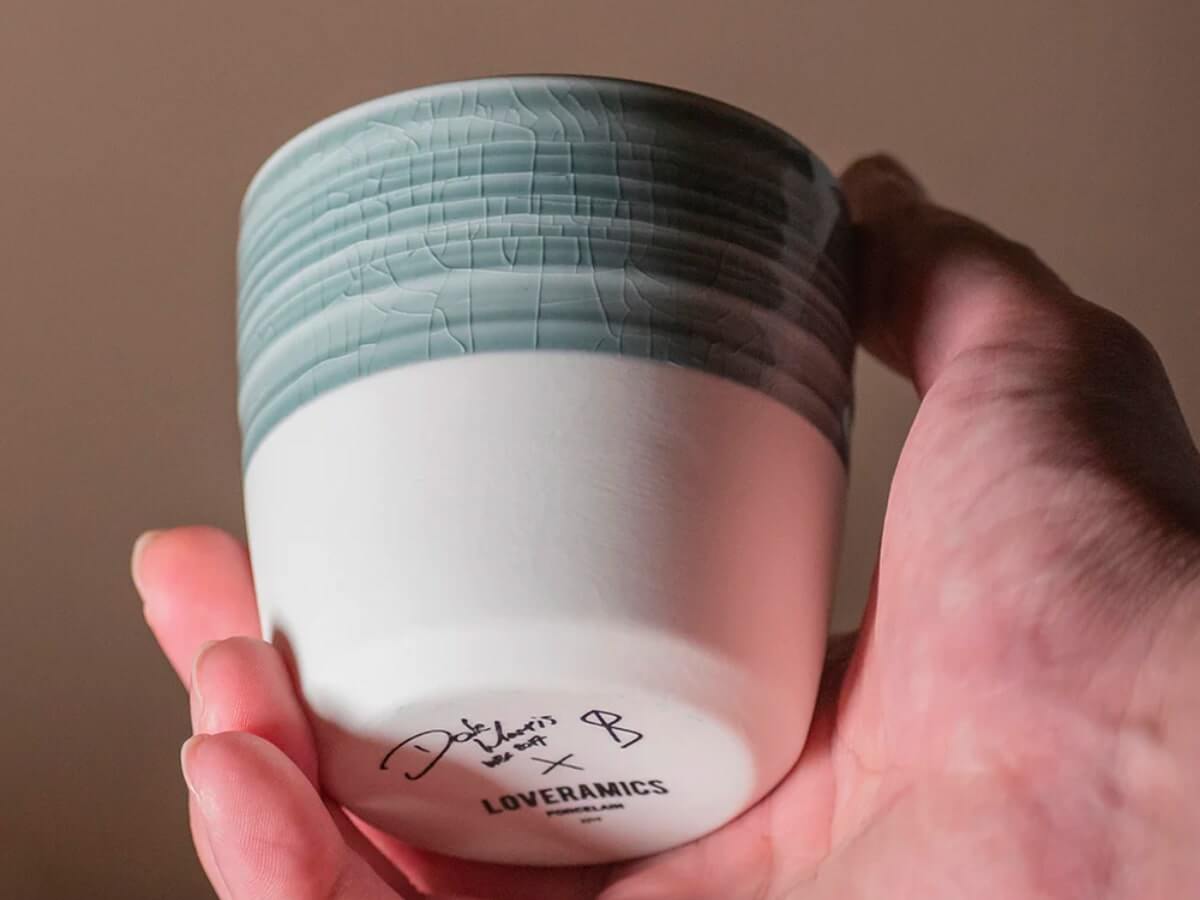 Loveramics | Dale Harris 'Champions Signature' 200ml Cappuccino Cup - 6pk