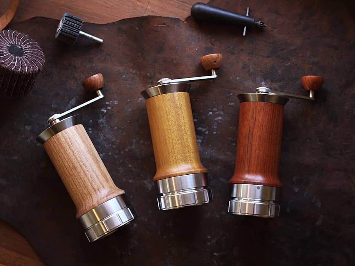 Aram | Espresso Maker w. Steel Support - Honey