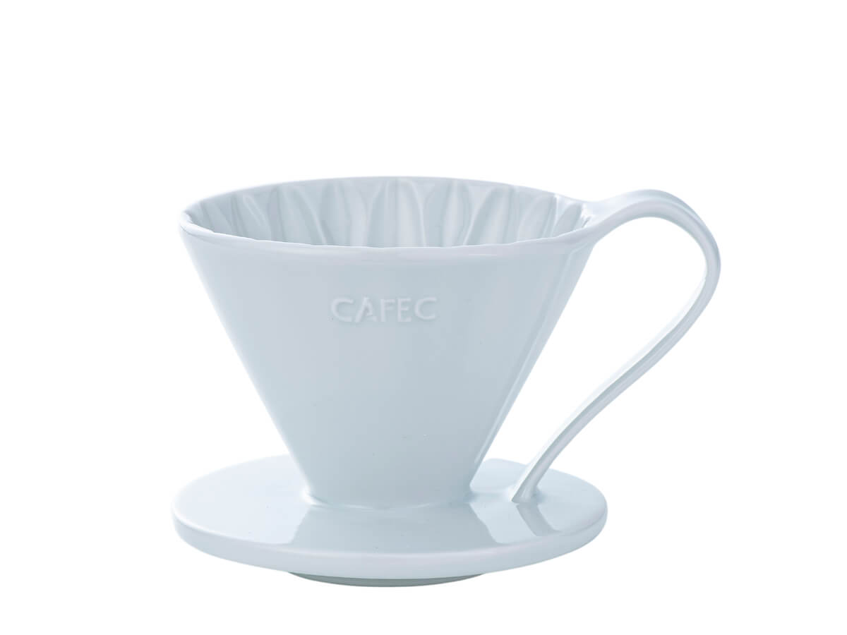 CAFEC | Porcelain Flower Dripper - 1 Cup