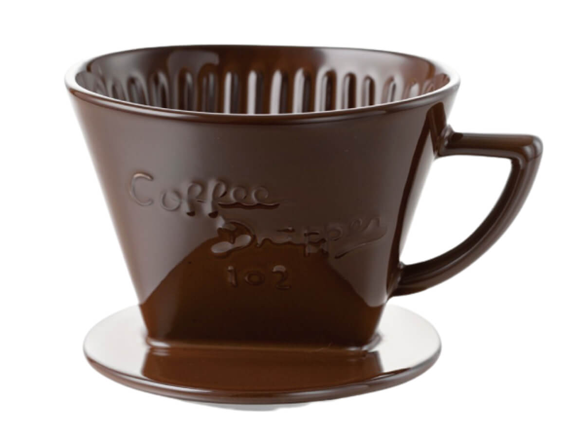 CAFEC | Porcelain Trapezoid Dripper - 102 (3-5 Cup)