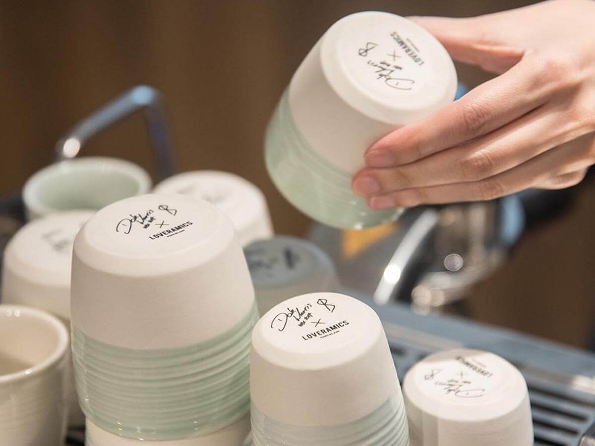 Loveramics | Dale Harris 'Champions Signature' 150ml Flat White Cup - 6pk