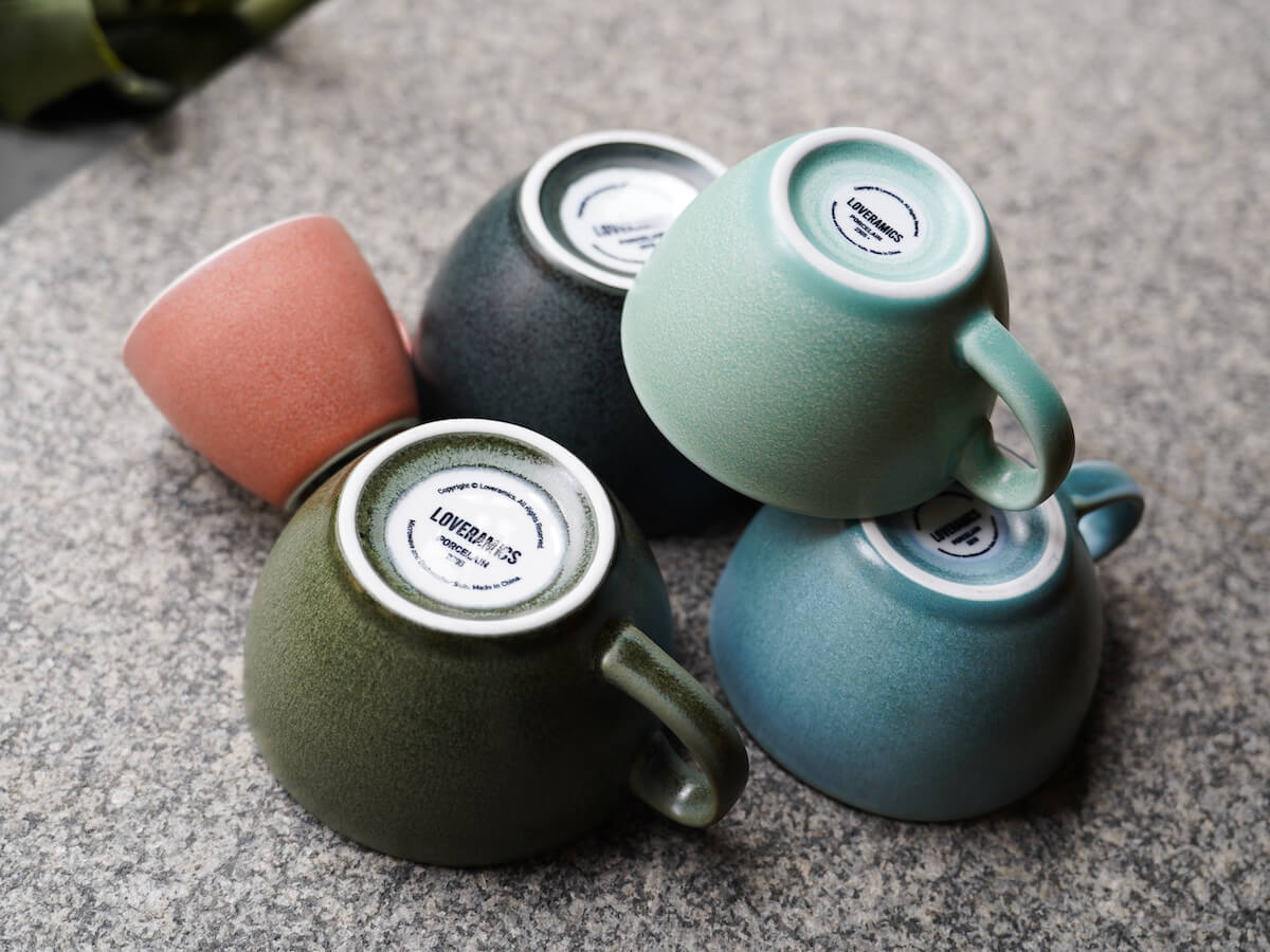 Loveramics | Egg 250ml Cappuccino Cup - Mineral Colours - 6pk