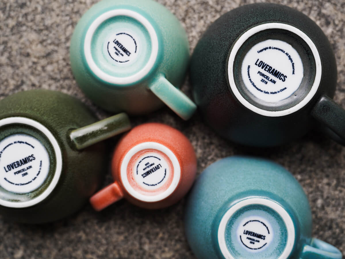 Loveramics | Egg 300ml Latte Cup - Mineral Colours - 6pk