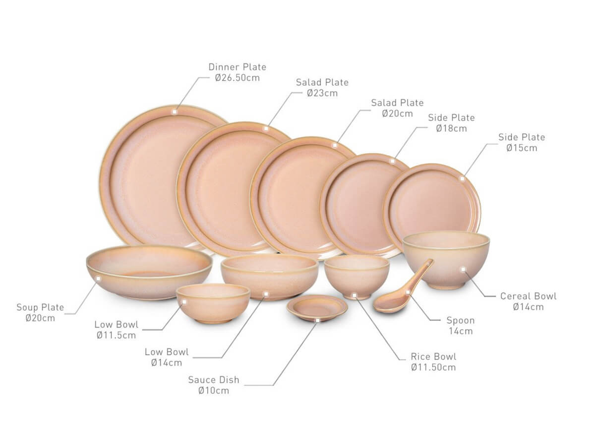 Loveramics | Er-Go! Rose 20cm Soup Plate - 4pk