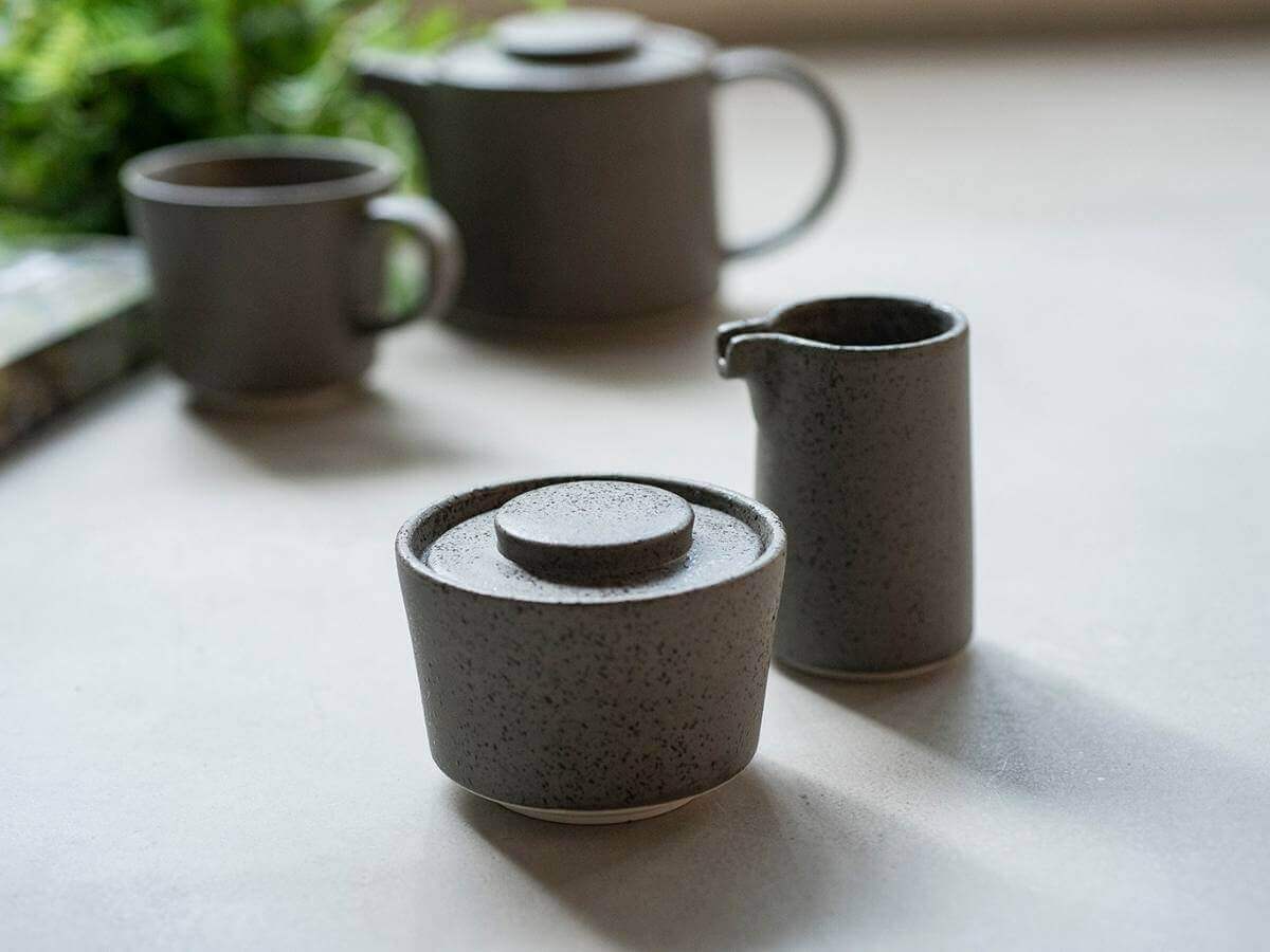 Loveramics | Stone Sugar Pot & Creamer Set