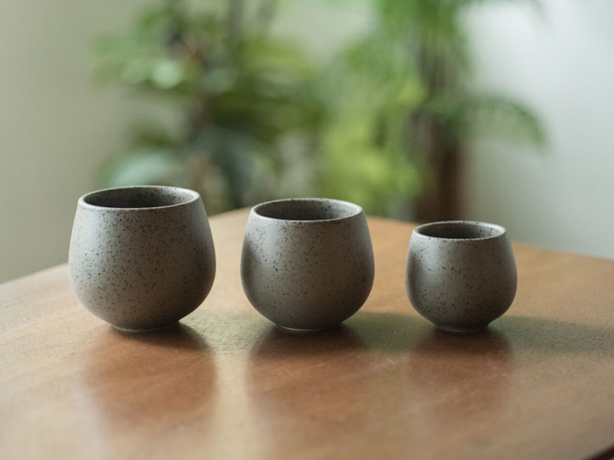 Loveramics | Nutty Tasting Cup - Granite - 6pk