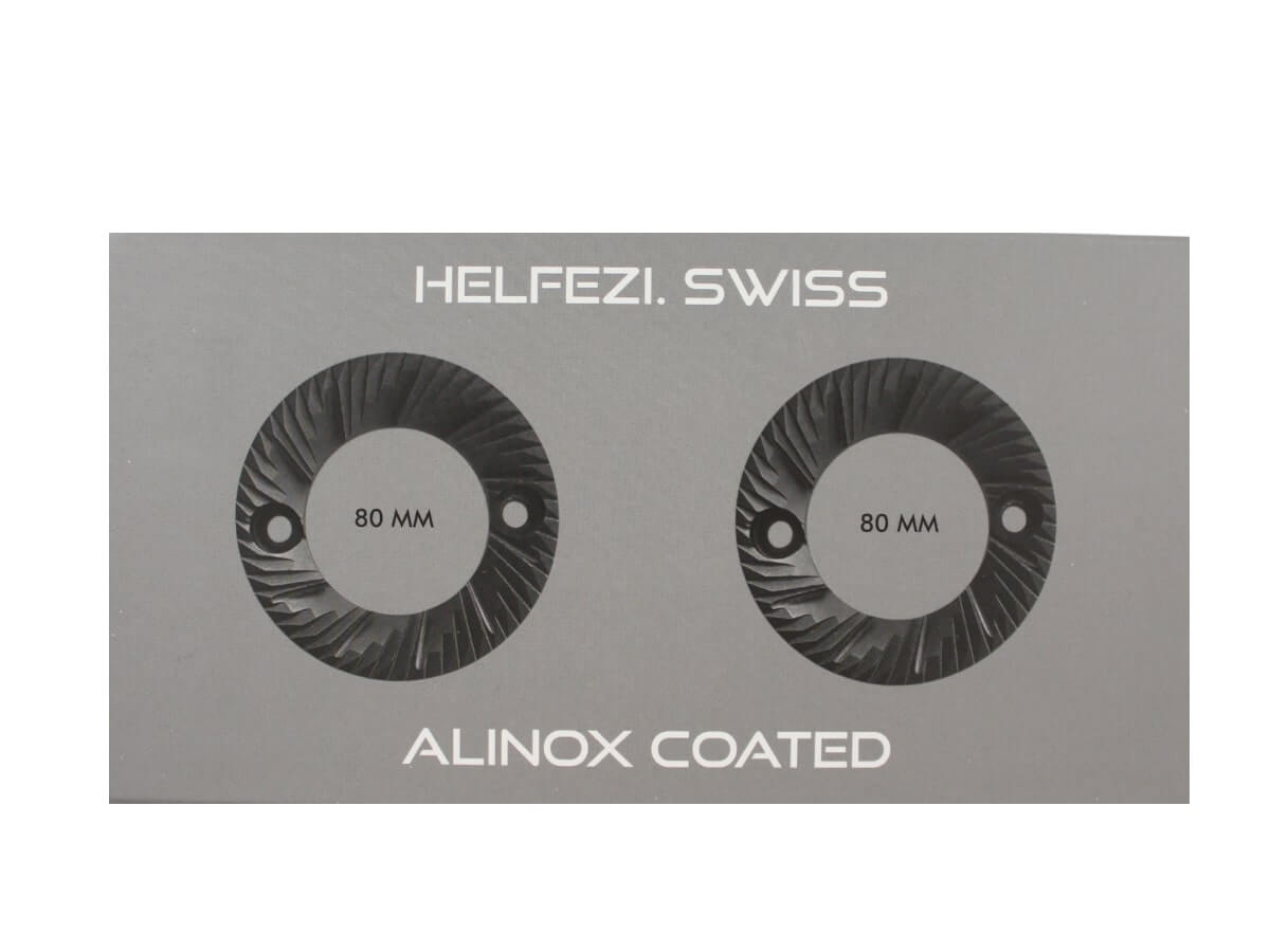 Helfezi | Alinox Coated 80mm Flat Burrs
