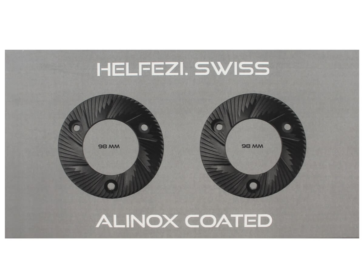 Helfezi | Alinox Coated 98mm Flat Burrs