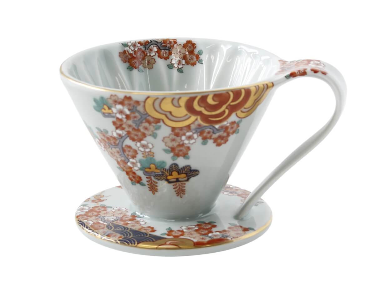 CAFEC | 50th Anniversary Imari-Ware Flower Dripper (Limited Edition)