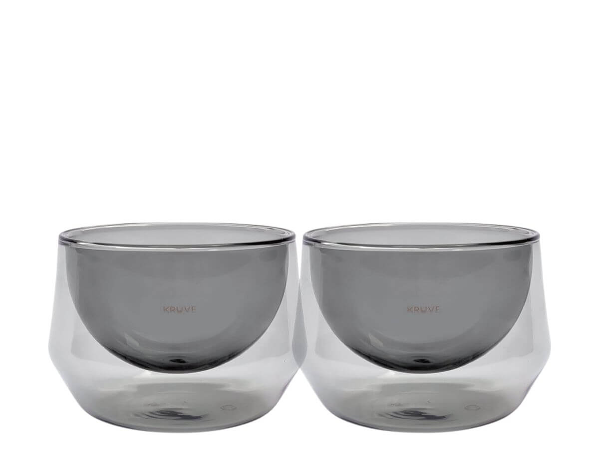 Kruve | Imagine Milk Glasses - Dark Series - 2pcs - Cafuné Boutique