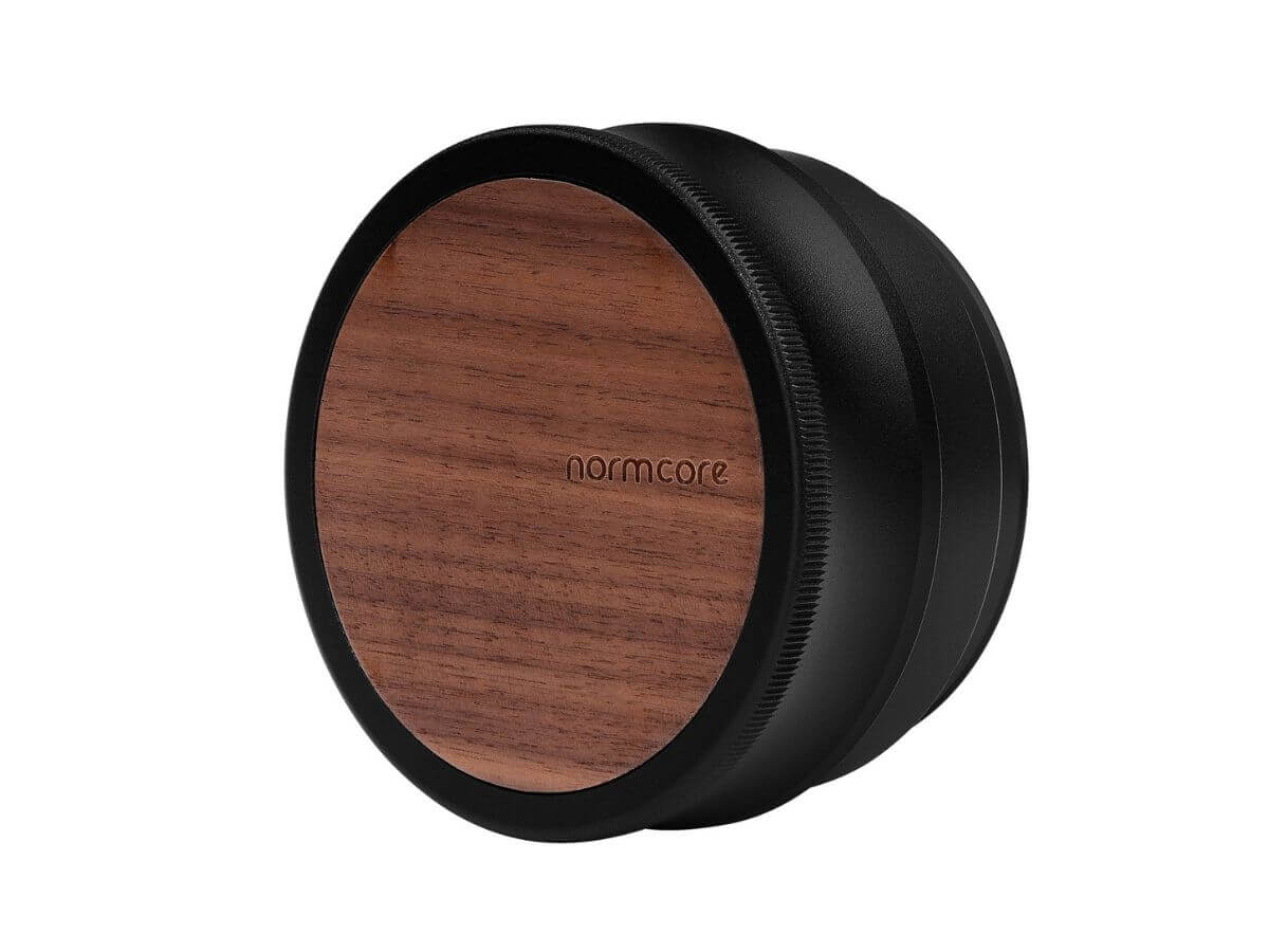 Normcore | Palm Tamper (Adjustable Pressure) - Walnut Handle & Titanium PVD Coating