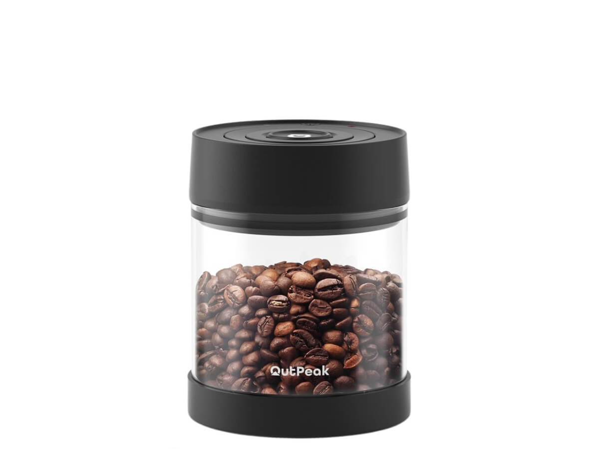 OutPeak | Smart Electric Vacuum Coffee Canister - Glass