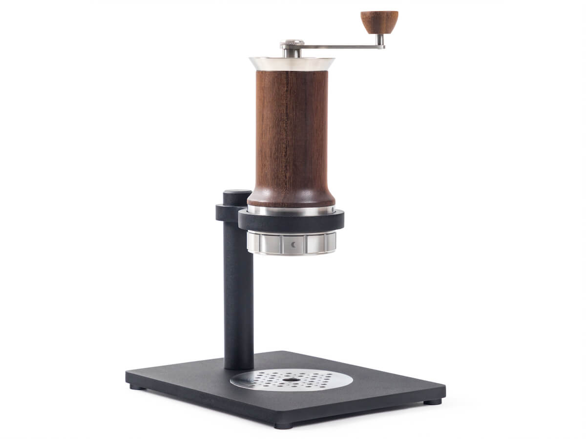 Aram | Espresso Maker w. Steel Support - Chestnut