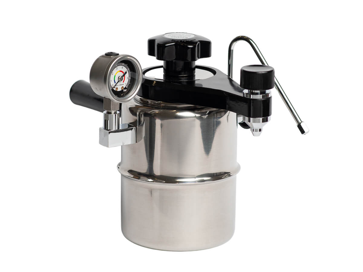 Bellman | Stovetop Espresso Maker & Steamer w. Pressure Gauge