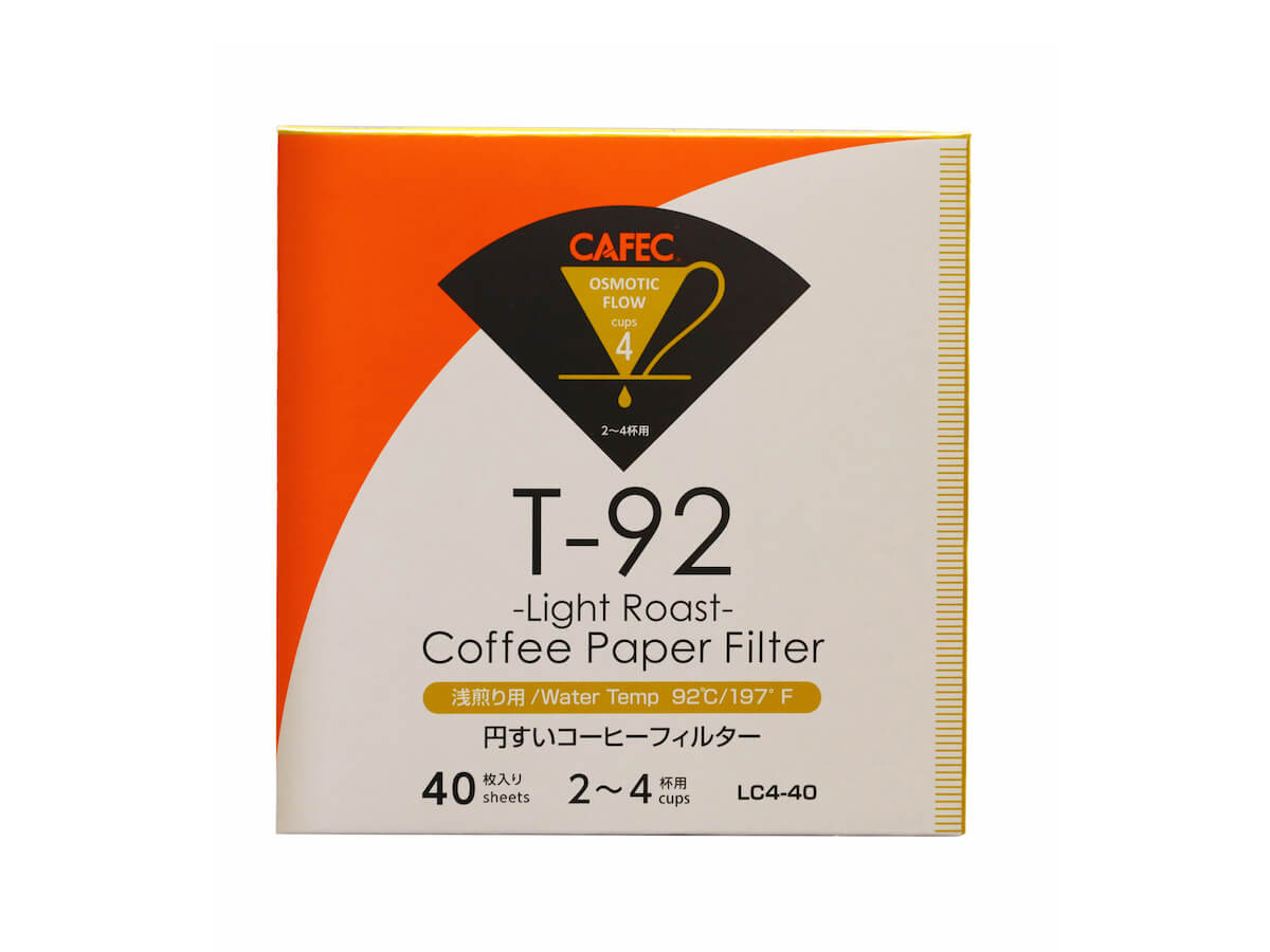 CAFEC | Light Roast Coffee Paper Filters (40pk)