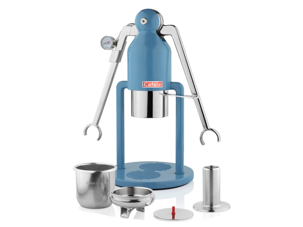 Cafelat | Robot - Barista - Retro Blue